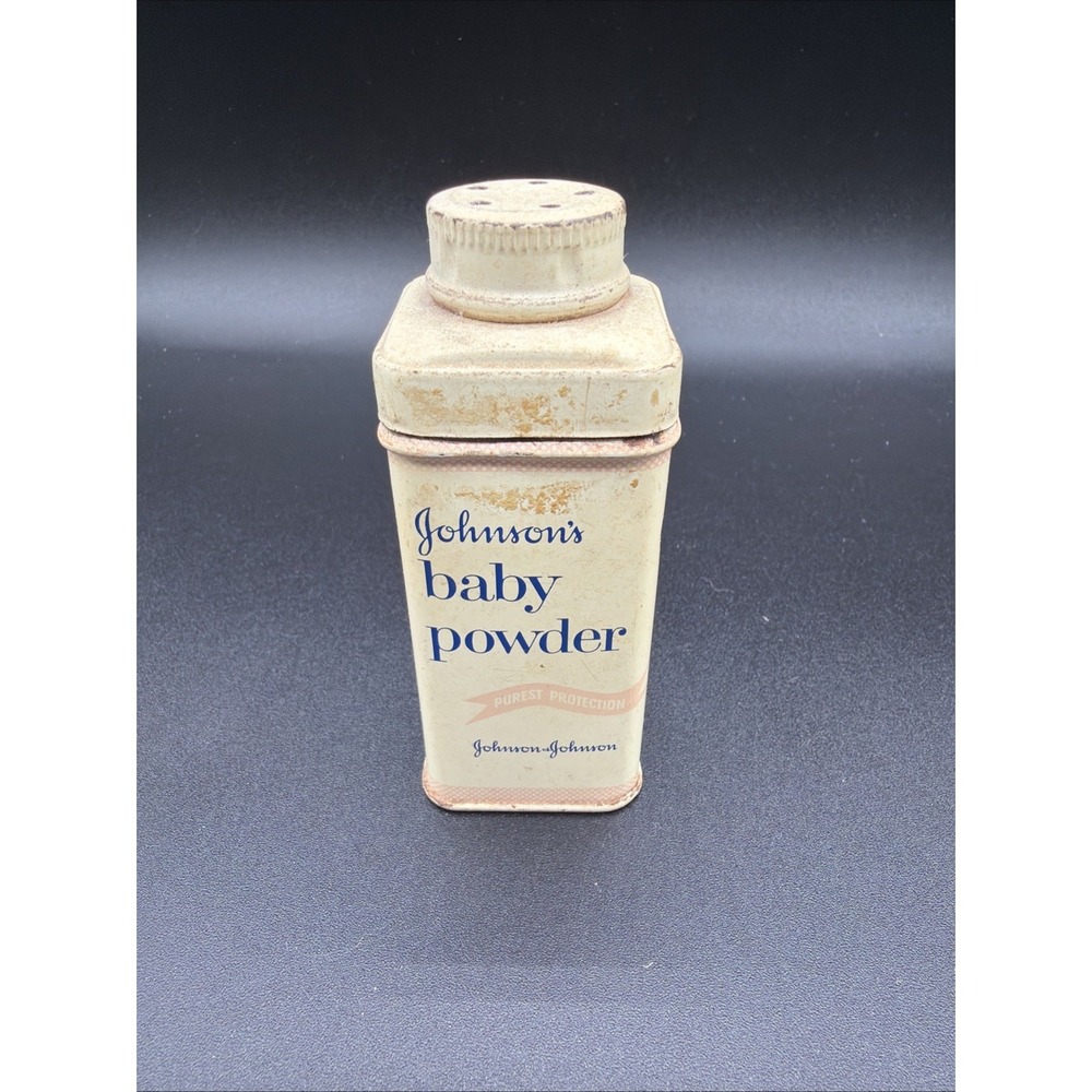 Johnson's‎ Baby Powder Empty Tin Johnson & Johnson Home Office  Vintage Hospital